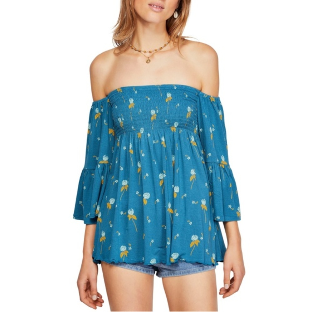 NWT Free People Anthropologie Off The Shoulder Top